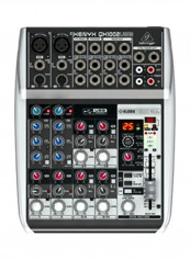 Premium 10-Input 2-Bus Mixer QX1002USB Black/Silver