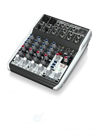 Premium 10-Input 2-Bus Mixer QX1002USB Black/Silver