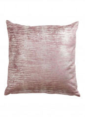 Metallic Design Throw Pillow Pink/White 20 x 20inch