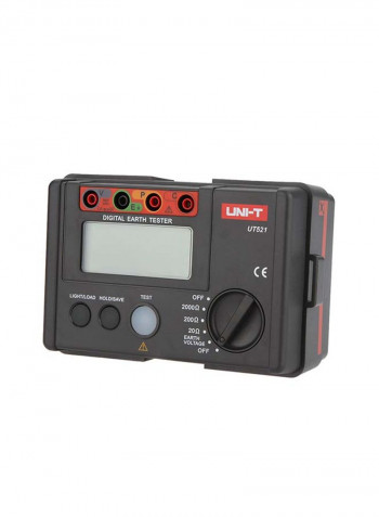 Digital Earth Tester Red/Black 160X100X70.5millimeter