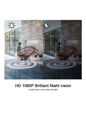 Solar 1080P Surveillance Camera Multicolour