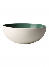 4-Piece It's My Match Uni Bowl Set White/Green 850ml