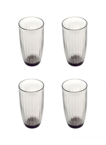 4-Piece Artesano Original Gris Tumbler Set Clear