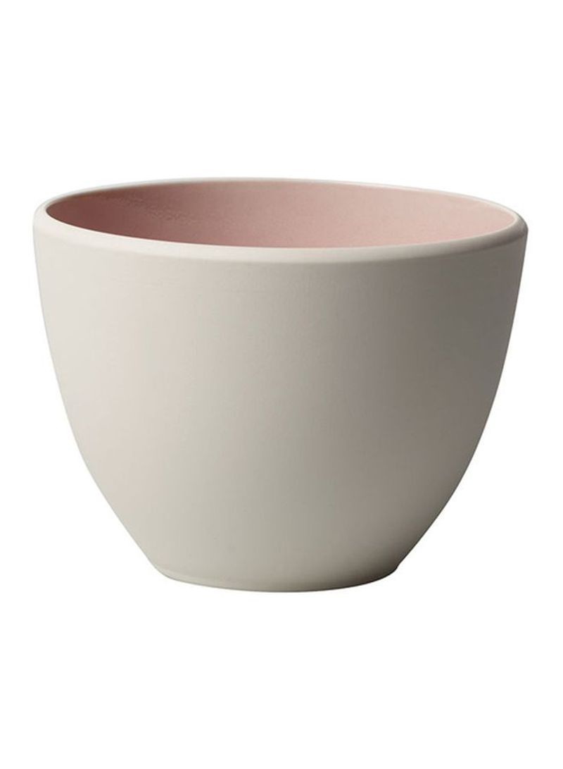 4-Piece It's My Match Powder Uni Mug Set White/Pink 450ml
