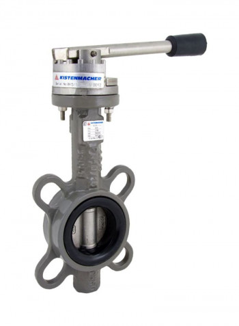 Butterfly Valve Dn 80 Lever For A150/Pn16/Pn10/10K Grey/Black 3inch