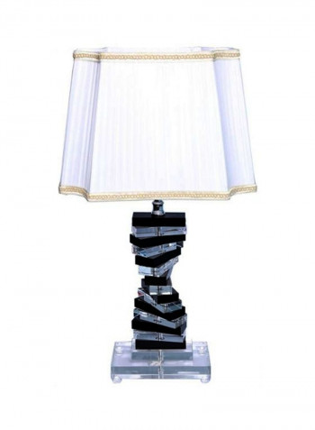 Decorative Table Lamp White/Black/Clear 400x700millimeter