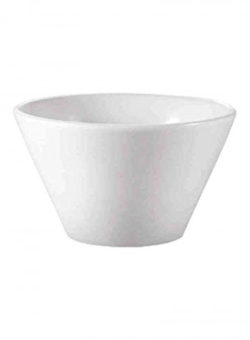 36-Piece Porcelain V Shaped Bowl White 4x4x2.25inch