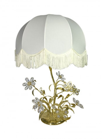 Decorative Table Lamp Gold/White 450x650millimeter