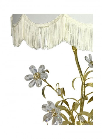 Decorative Table Lamp Gold/White 450x650millimeter