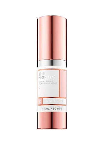 The Nightly Moduline Peptide Filling Sphere Serum 1ounce