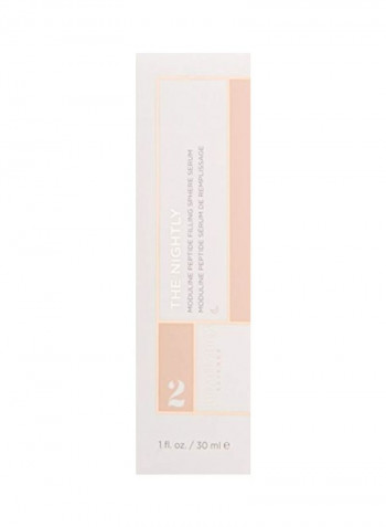 The Nightly Moduline Peptide Filling Sphere Serum 1ounce