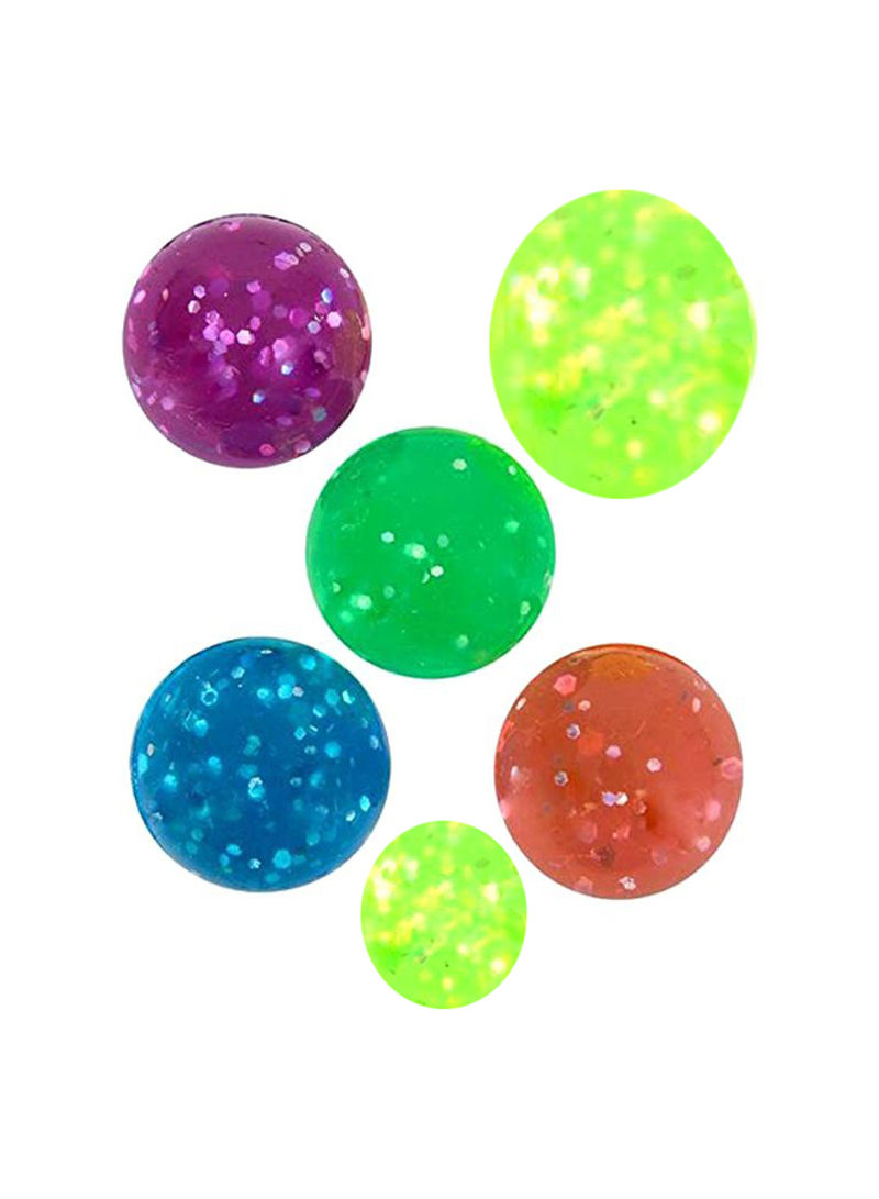 144-Piece Glitter Balls BAGLI27 1inch