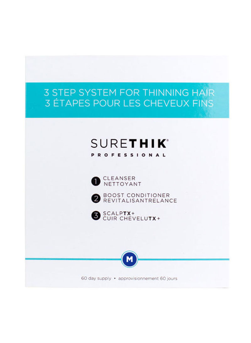 Men's 3 Step System For Thinning Hair Kit 250ml