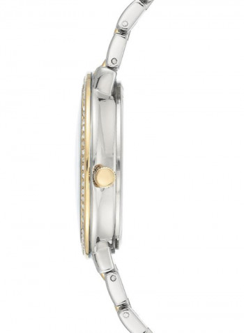 Women's Pearl Studded Water Resistance Analog Watch AK3799MPTT