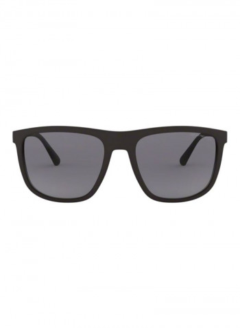 Men's Polarized Square Sunglasses - Lens Size: 57 mm