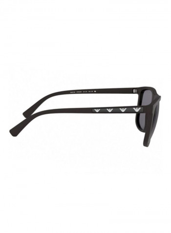 Men's Polarized Square Sunglasses - Lens Size: 57 mm