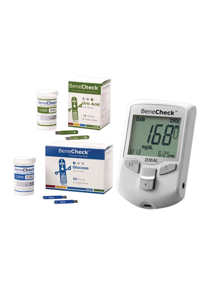 3-In-1 Multi-Monitoring Diabetes Meter Kit