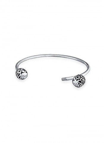 925 Sterling Silver Starter Charm Cuff