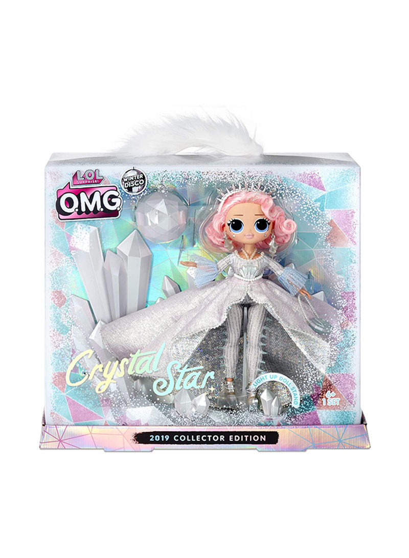O.M.G. Crystal Star Fashion Doll Set 35051562634 2x5x9.5inch