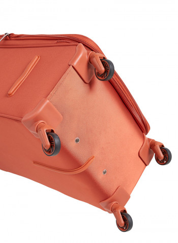 Lite Softside 3 Piece Luggage Trolley Set Orange