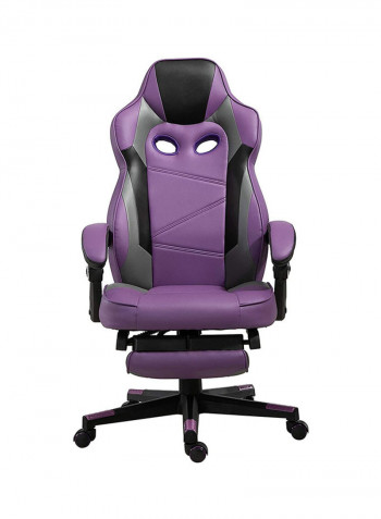 Gaming Chair With PU Leatherette purple 50cm