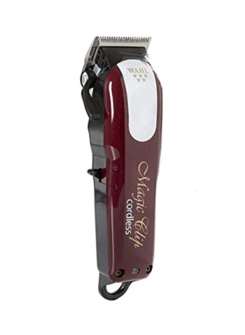 Cordless Magic Clip Trimmer Red 6.25inch
