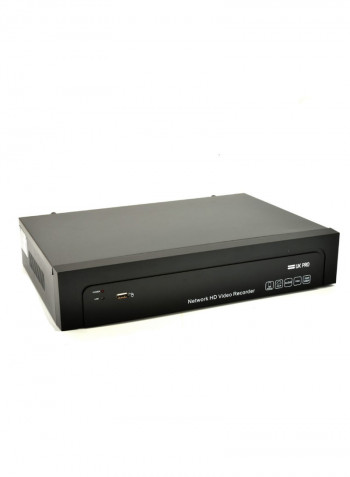 4K Camera Network Video Recorder Black