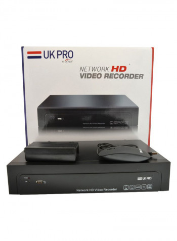 4K Camera Network Video Recorder Black