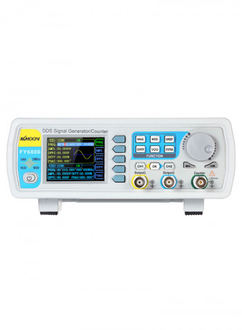 High Precision Digital Dual-Channel Function Waveform Generator White 27x9.5x21centimeter