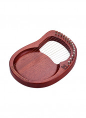 16 String Wooden Lyre Harp Metal Strings