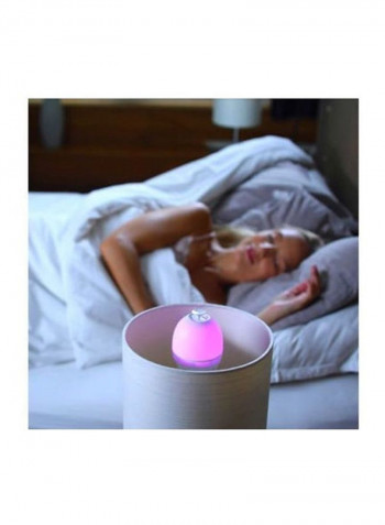 Color LED Bulb With Bluetooth Aroma Diffuser White/Purple 153x68millimeter