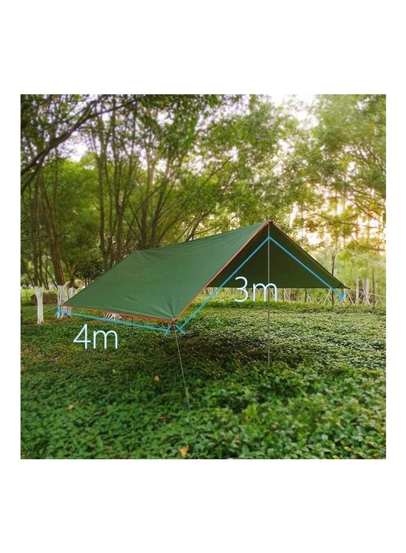 3x4m Awning Waterproof Tarp Tent Shade Ultralight Garden Canopy Sunshade Outdoor Camping Hammock Rain Fly Beach Sun Shelter 300*400cm