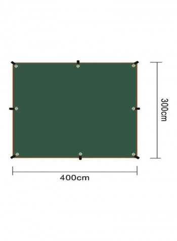 3x4m Awning Waterproof Tarp Tent Shade Ultralight Garden Canopy Sunshade Outdoor Camping Hammock Rain Fly Beach Sun Shelter 300*400cm