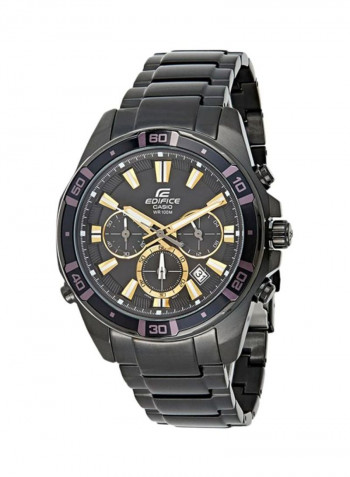 Men's Stainless Steel Chronograph Watch EFR-534BK-9AVDF