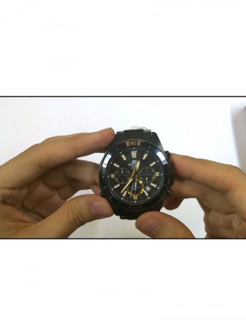 Men's Stainless Steel Chronograph Watch EFR-534BK-9AVDF