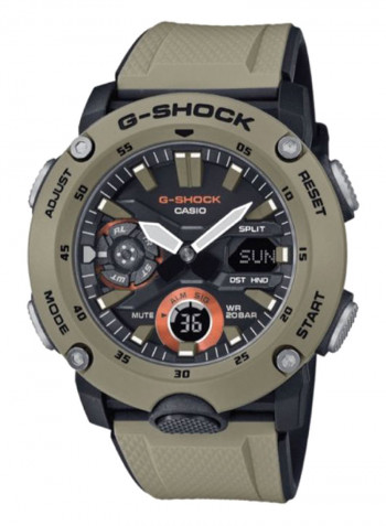 Men's Silicone Analog Wrist Watch GA-2000-5AER