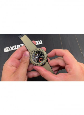 Men's Silicone Analog Wrist Watch GA-2000-5AER