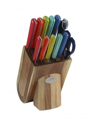 13-Piece Cutlery Set Brown/Black