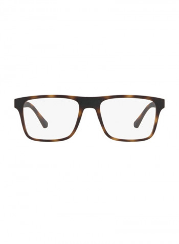 Men's Rectangular Eyeglasses - Lens Size: 54 mm