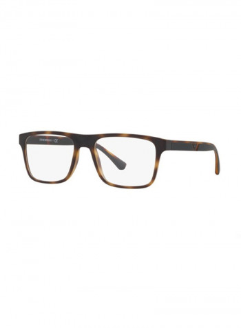 Men's Rectangular Eyeglasses - Lens Size: 54 mm