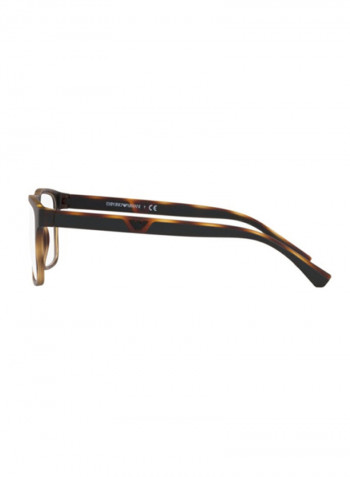 Men's Rectangular Eyeglasses - Lens Size: 54 mm