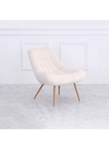 Marnie Easy Chair White 79x83.5x88cm