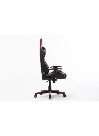 High Back Gaming Chair With Lumbar Cushion Red/Black 65.5x84x29cm