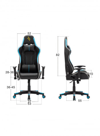 UW Racing Style With High Back Gaming Chair Blue/Black