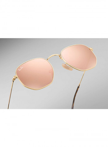 Hexagonal Sunglasses - Lens Size: 51 mm
