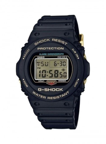 Men's Water Resistant Resin Digital Watch DW-5735D-1BDR
