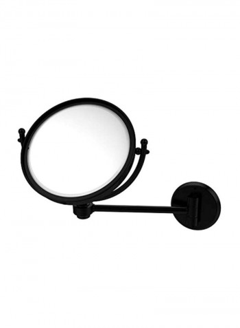 Wall Mounted Mirror Clear/Black 8inch