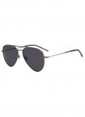 Men's Full Rim Rectangular Shaped Sunglasses - Lens Size: 59 mm