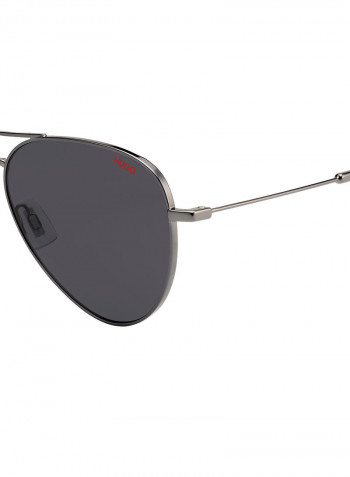 Men's Full Rim Rectangular Shaped Sunglasses - Lens Size: 59 mm