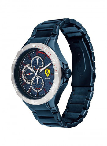 Men's Metal Quartz Chronograph Wrist Watch With Calendar Display 830759